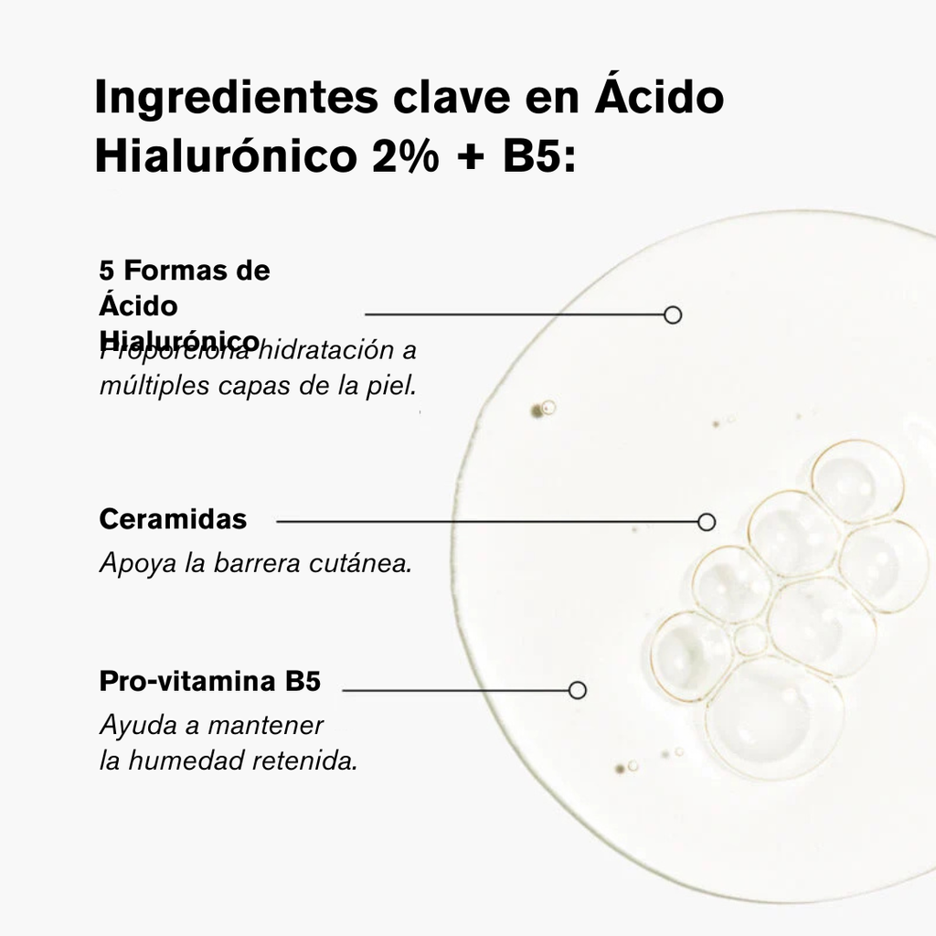 The Ordinary Ácido Hialurónico 2% + B5 (con ceramidas)