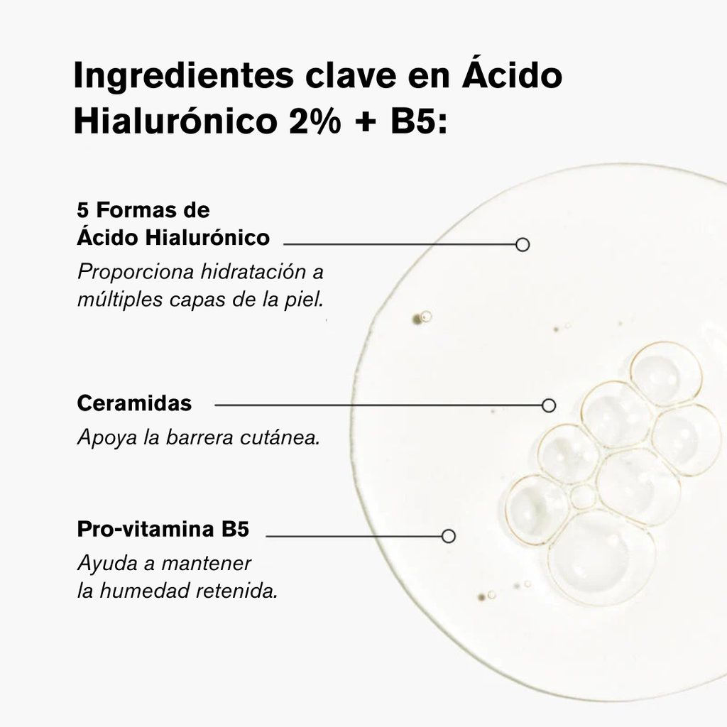 The Ordinary Ácido Hialurónico 2% + B5 (con ceramidas)